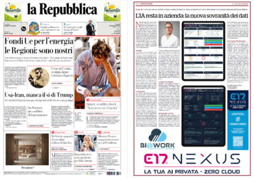 La Repubblica parla di BI@Work e della sovranità dei dati